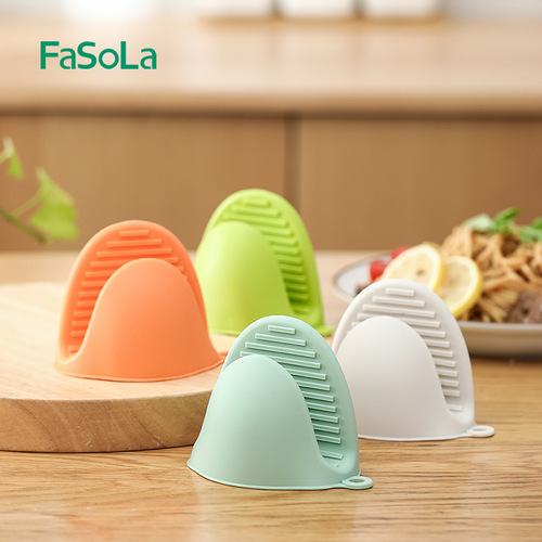 Fasola Silicone Microwave Oven Gloves Anti-scald Clamp Bowl Clamp Disk Clamp Anti-scald Insulated Oven Kitchen Gloves