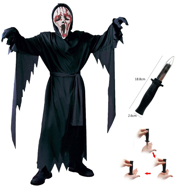 Halloween Costumes, Scream Costumes, Kidsren's and Adult Horror Movie Cosplay Costumes, Scary Dagger and Knife Costumes