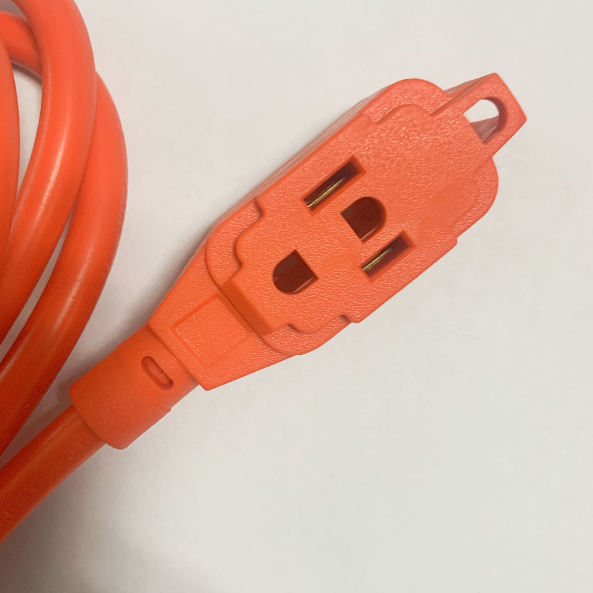 Enchufe de cable de alimentación estándar estadounidense ETL de dos núcleos estilo estadounidense macho y hembra cable de extensión estándar estadounidense enchufe sin tapa cola de enchufe estadounidense