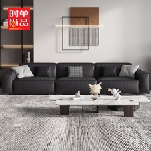 乳胶组合直排方块客厅科技意式沙发布艺北欧简约麻布极简艺术