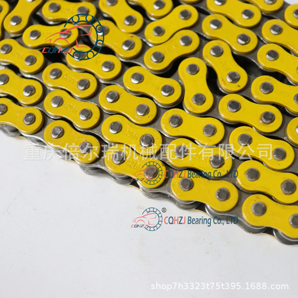 Cadena de Transmisión de Color para Motocicleta 428H 132L