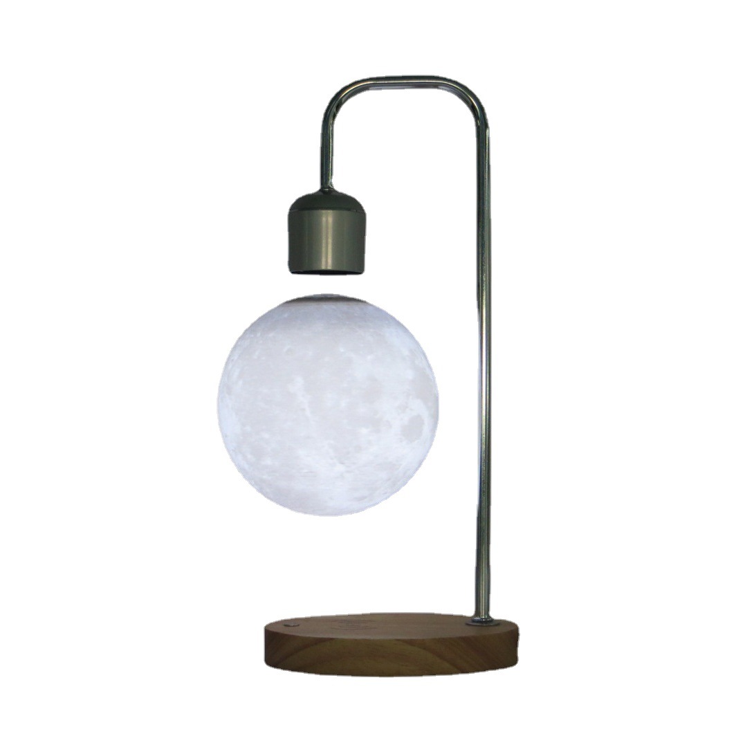 Suspensión luz de la luna de carga inalámbrica equilibrio Luz Led iluminación noche luz suspensión inducción bombilla suspensión magnética adornos
