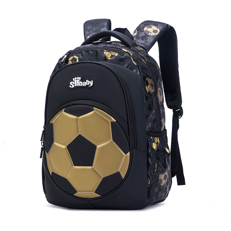 Mochila de fútbol transfronterizo mochila escolar de niños mochila de escolares de escolares de escolares de niños mochila de escolares de niños resistentes a la suciedad