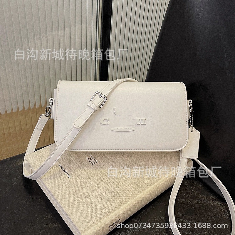 跨境新款外贸小方包纯色简约单肩斜挎通勤女包包bags时尚潮流bags|undefined
