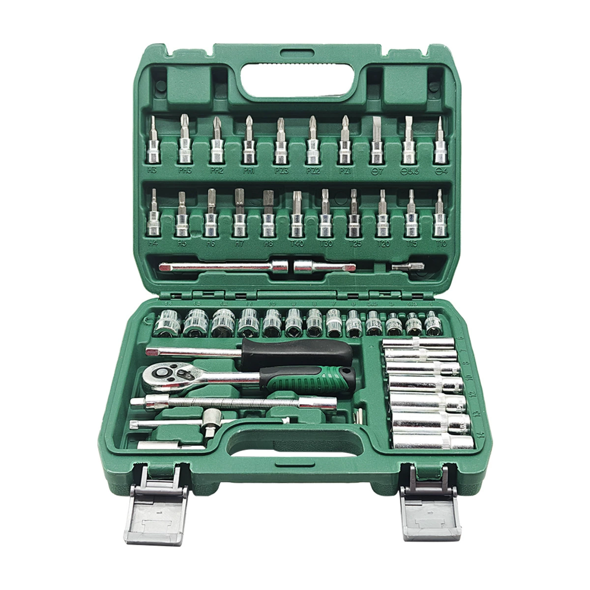 Universal wrench for repair, gloves, professional tools set