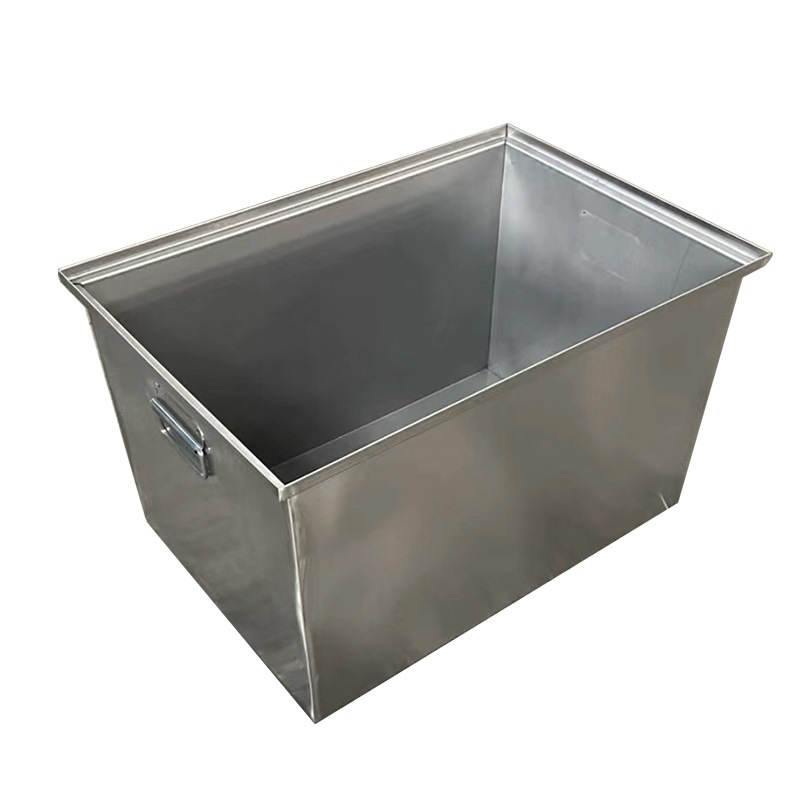 长方形工具箱堆垛尺寸不锈钢储物箱箱加厚工业级零件盒