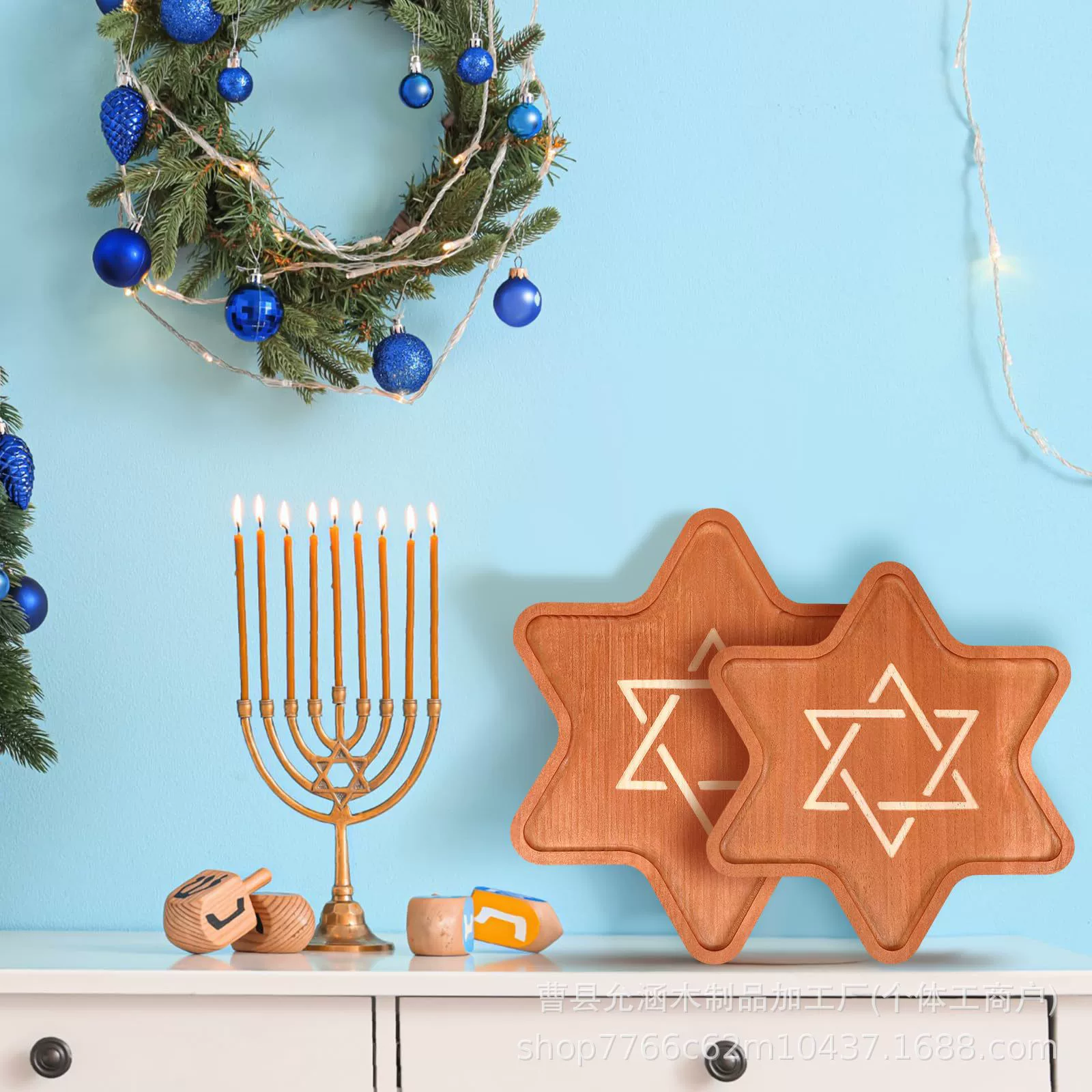 Деревянная тарелка для сухофруктов Star Star Moon фруктовая тарелка для закусок Рождественский декоративный деревянный поднос милая тарелка для торта