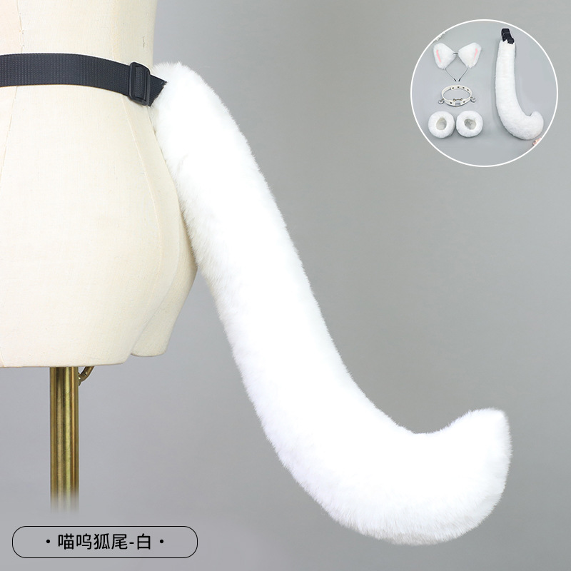 手作日系獣耳カチューシャかわいいぬいぐるみ猫耳Lolita頭飾りキツネ耳アクセサリー猫耳カチューシャ