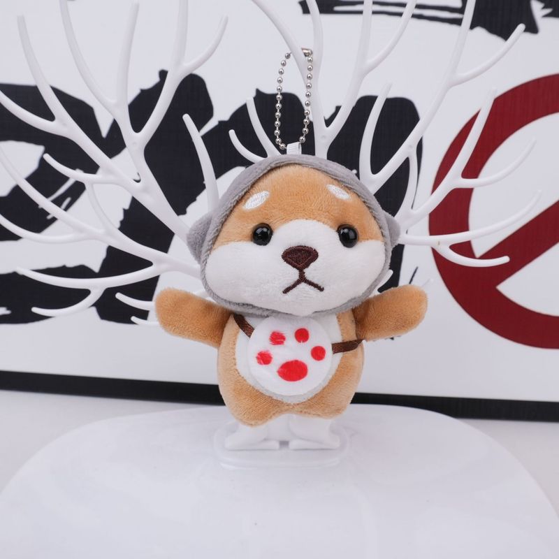 小さな柴犬のぬいぐるみのかばんストラップins人形キーホルダーストラップかわいい人形人形人形バッグストラップ|undefined