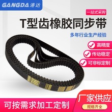 GANGDA新式预张力节距公差精度标准生产可定制T型橡胶同步带