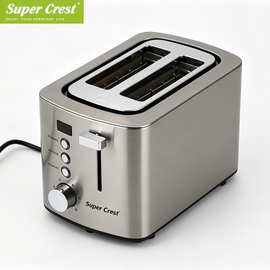 Super Crest跨境专供吐司机烤面包机家用欧规多士炉两片SCT-0003
