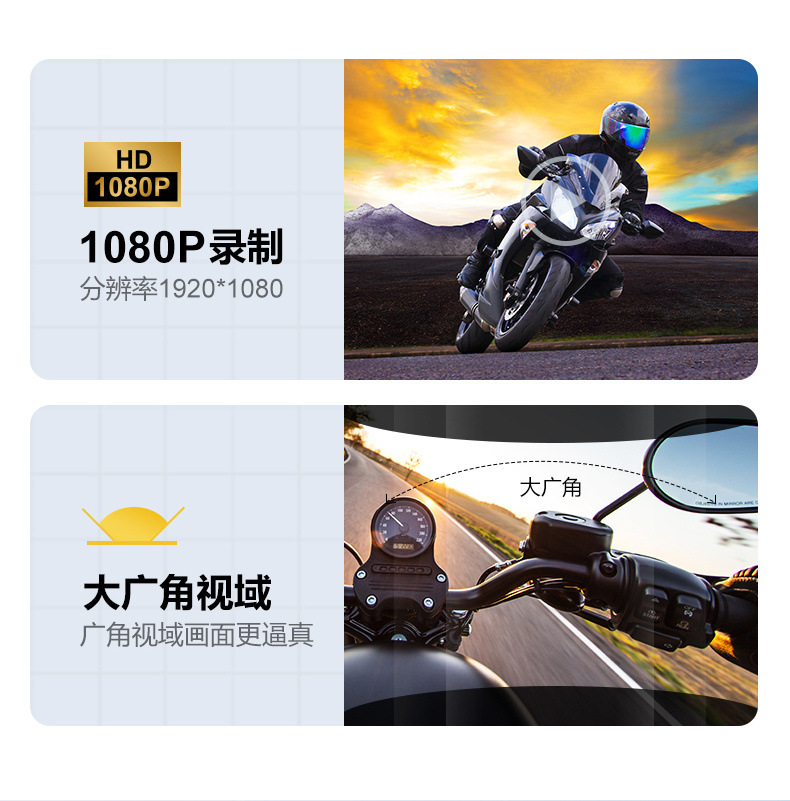 Q28-2X Helmet Bluetooth Headset Motorcycle Helmet Intercom Driving Recorder Video Motorcycle Intercom