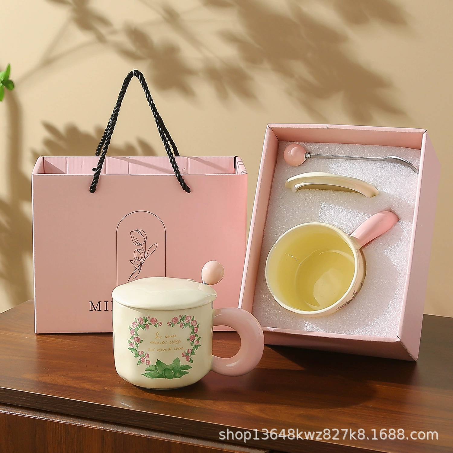 Подарочная чашка Goddess Gift New Tulip керамическая чашка высокого дизайна в подарочной коробке высококачественный подарок кружка сувенир