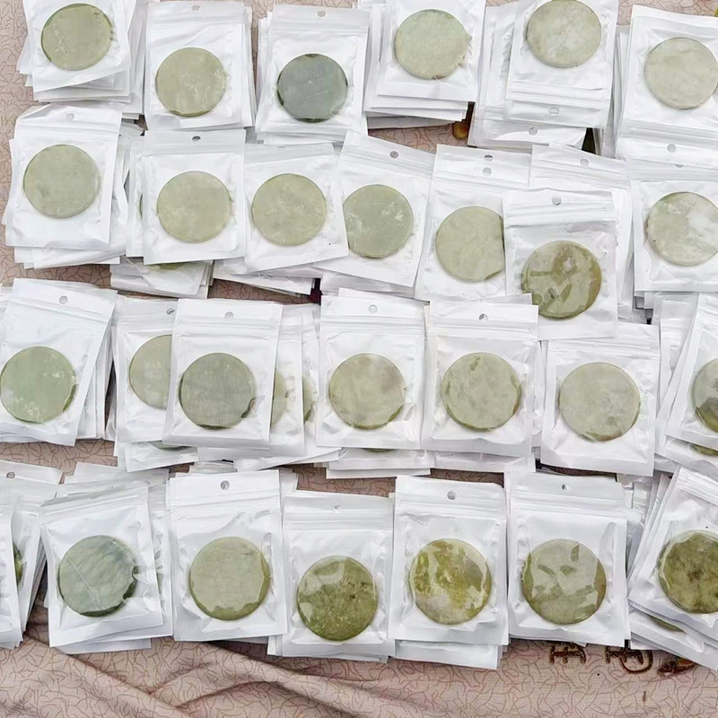 Оптовая полировка нефрита кусок прививки Нефрит прокладка диаметром 50 мм Нефрит круглый кусок нефрита кусок одиночной упаковки