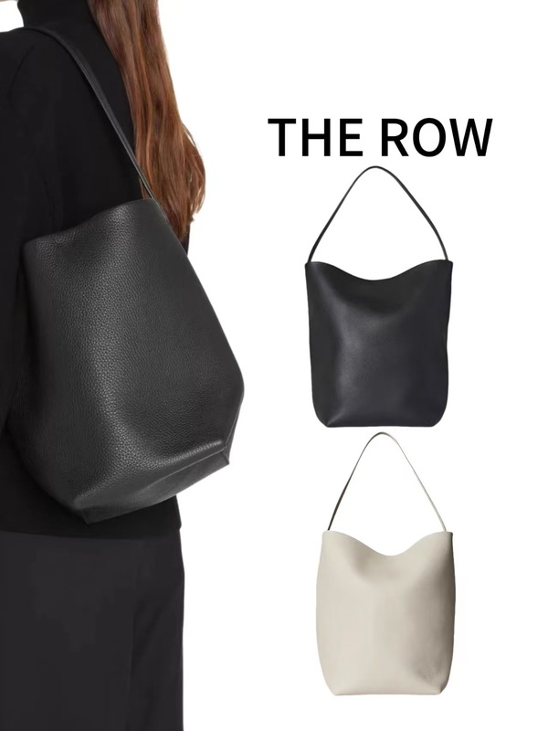 【在庫あり】THE ROW 本革 バケットバッグ ラージバッグ ペブルド柄 大容量 バケットバッグ ハンドバッグ ショルダーバッグ|undefined