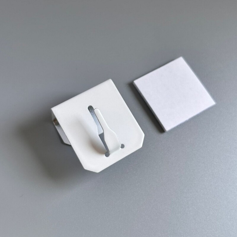 White Metal Window Hook Stainless Steel S Hook Sundae Lantern Decoration S Hook Drawer Cabinet Door Hook Single Head Hook Flat Hook