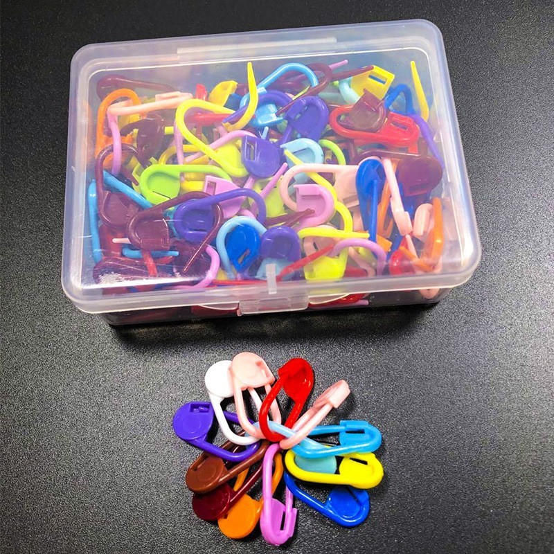 クロスボーダー10格120枚箱入りプラスチック小さなピン留めピン記号ボタンセーター編みツールdiy材料|undefined