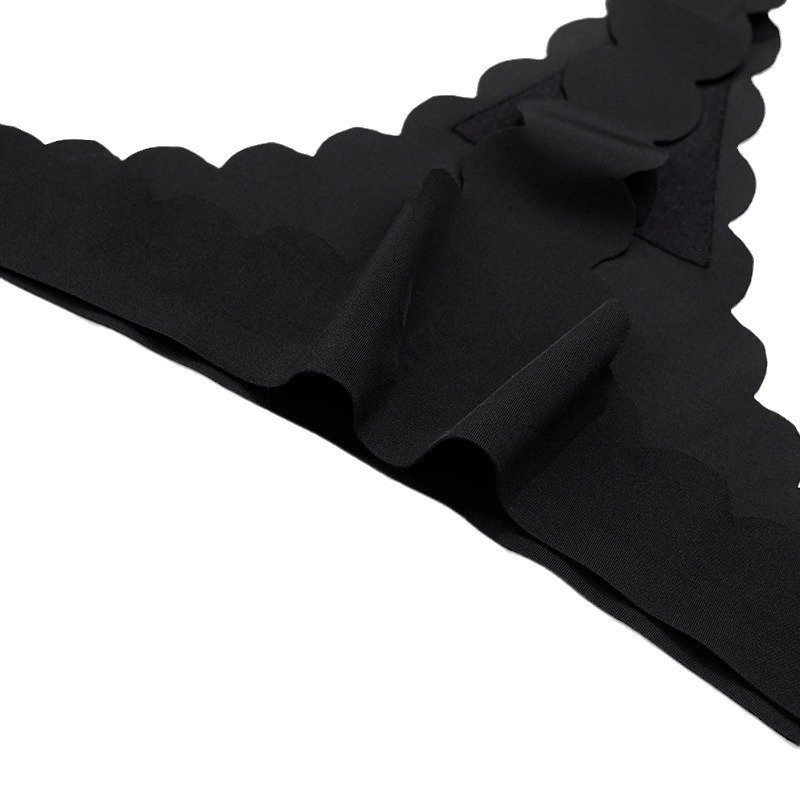 Transfronterizos de una pieza de ropa interior deportiva sexy de mujer transpirable entrepierna de algodón baja invisible sin marcas thongs europeas y americanas mujeres