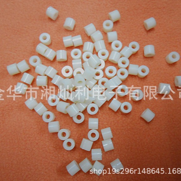 4*7*14绝缘粒子 螺丝绝缘帽套 隔离柱 圆型直通绝缘片 现货批发