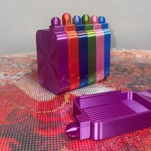 跨境热销3D打印炫彩钻石高颜值钻盘钻点多功能漏斗托盘收纳DIY工