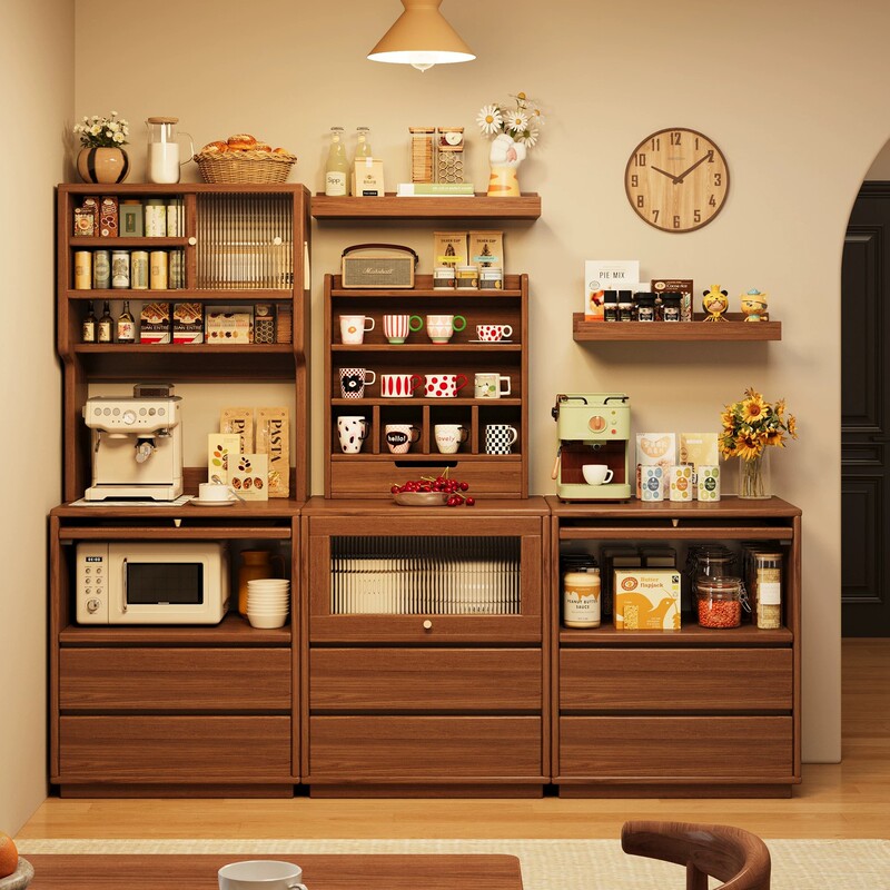 2026 New Model Sideboard, New Type Living Room Coffee Cabinet, Tall Cabinet, Tea Cabinet, Household Storage Cabinet, Floor-Standing Narrow Cabinet