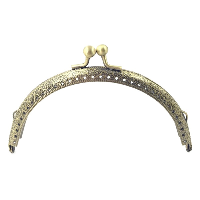 6.5 7.5, 8.5, 10.5, 12.5, 15, 16.5, 20CM semi-círculo oro en relieve clásico