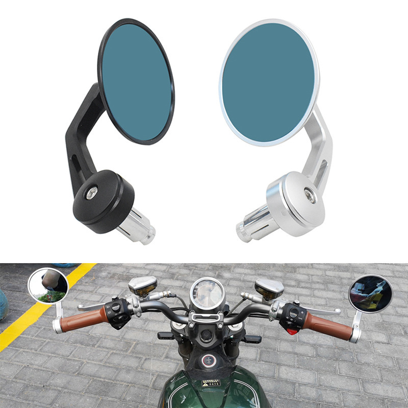 Retro motorcycle modified Suke Benda 250 lion CNC handlebar rearview mirror Mavericks U B latte reflector
