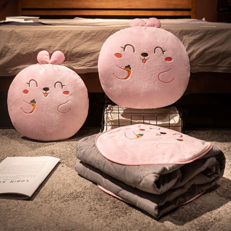 토끼 [스트레치 벨벳 + 그레이 워싱 코튼 퀼트]