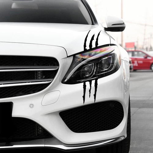 Car ghost claw car stickers, headlight decorative claw car stickers, hood scratch light eyebrow stickers, modified personalized stickers