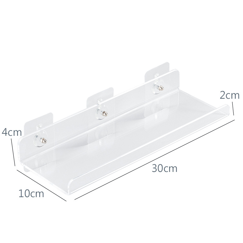 Estantería de acrílico imagen libro rack ponche-libre periódico y revista decoración de la pared colgante de pared ins creativo estante de exhibición transparente