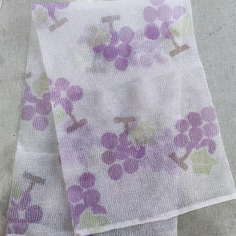 Printed exfoliating bath towel, nylon strong exfoliating towel, long Korean-style back-scrubbing foam bath towel, back-scrubbing towel Printed exfoliating bath towel, nylon strong exfoliating towel, long Korean-style back-scrubbing foam bath towel, back-scrubbing towel