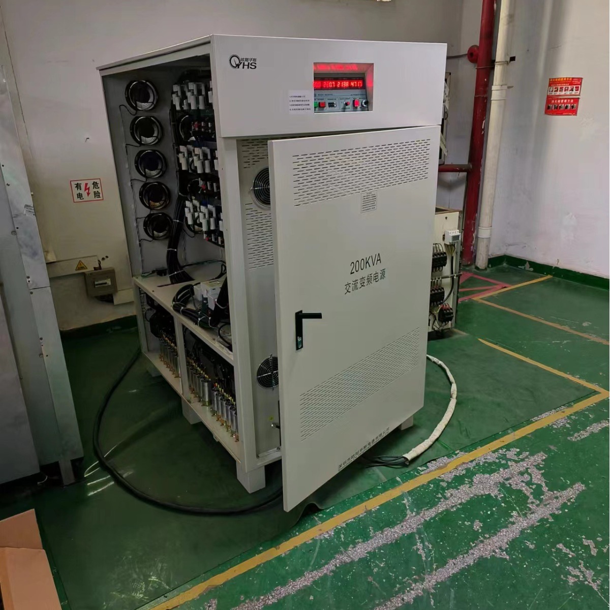 ŷ����˹����200KVA��Ƶ��Դ������ɽ�����460V 60HZ