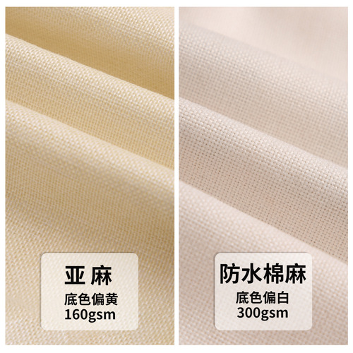 Zippered storage bag BOHO style linen bag student pen bag women multi-functional makeup bag