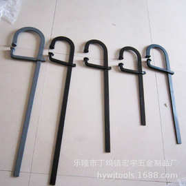 泥工夹步步紧机械建筑紧固件扒钩紧头工地mason's Clamp G型夹