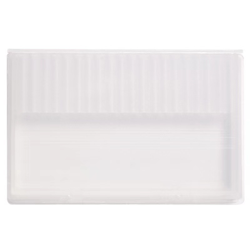 Nueva caja de almacenamiento de la cabeza de pulido de uñas 20-agujero portátil frente-tratamiento a prueba de polvo Flip caja de almacenamiento de herramientas de la tienda de uñas