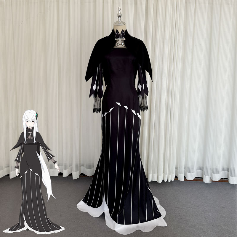 Re0 Life in a different world from scratch cos Strong Witch Aggie Dona cosaly Costume Women's Dress