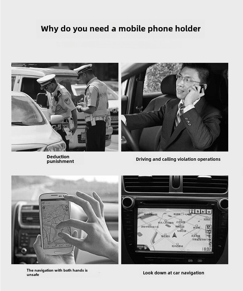 Grenzüberschreitende Auto-Handyhalterung mit Diamant-Einbettung, Navigationsrahmen, Luftauslasssitz mit doppeltem Verwendungszweck, Schwerkraft-Handyhalterung, weibliche Halterung_voghion.com