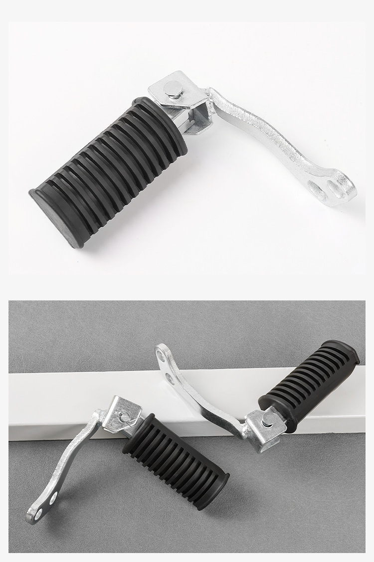 Cross-country motorcycle GN125H front footrests Little Prince-2 foot pedals suitable for Haojue HJ125-8C footrests