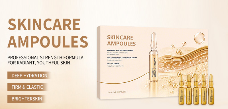 SKINCARE AMPOULES Kollagenpeptid-Serum 2ml*20 Hautpflege-Ampullen Set