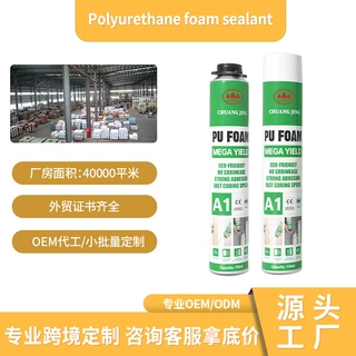 外贸厂家批发泡沫填缝剂防水750ml发泡胶门窗安装填充泡沫胶