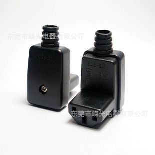 SS-909 IEC 320 C13 wiring base 90 degree elbow assembly wiring plug computer product tail right angle