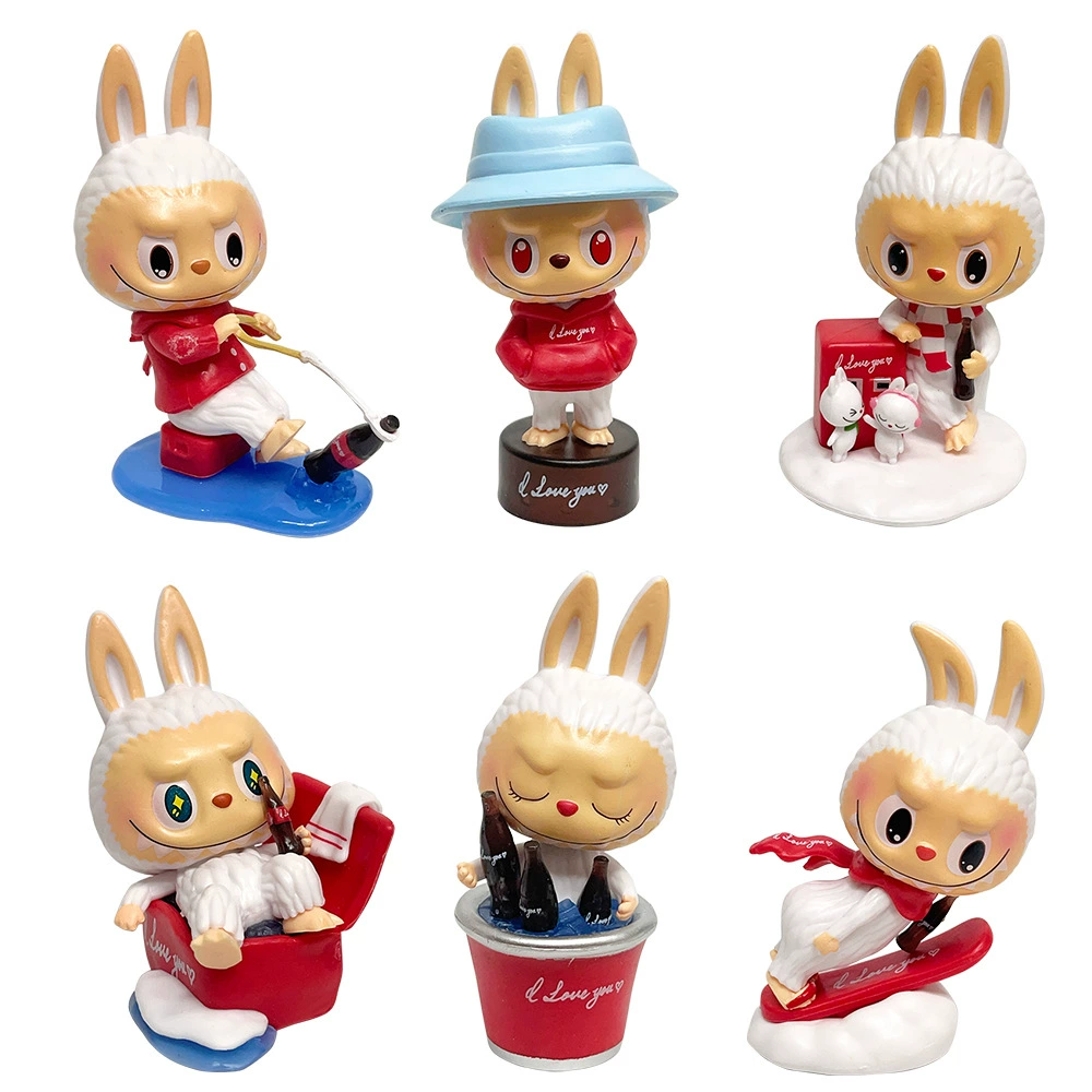 Набор для напитков Букэраву (Coca-Cola Series) фигурки в blind box, стильные игрушки, декоративные элементы на рабочий стол, оптом