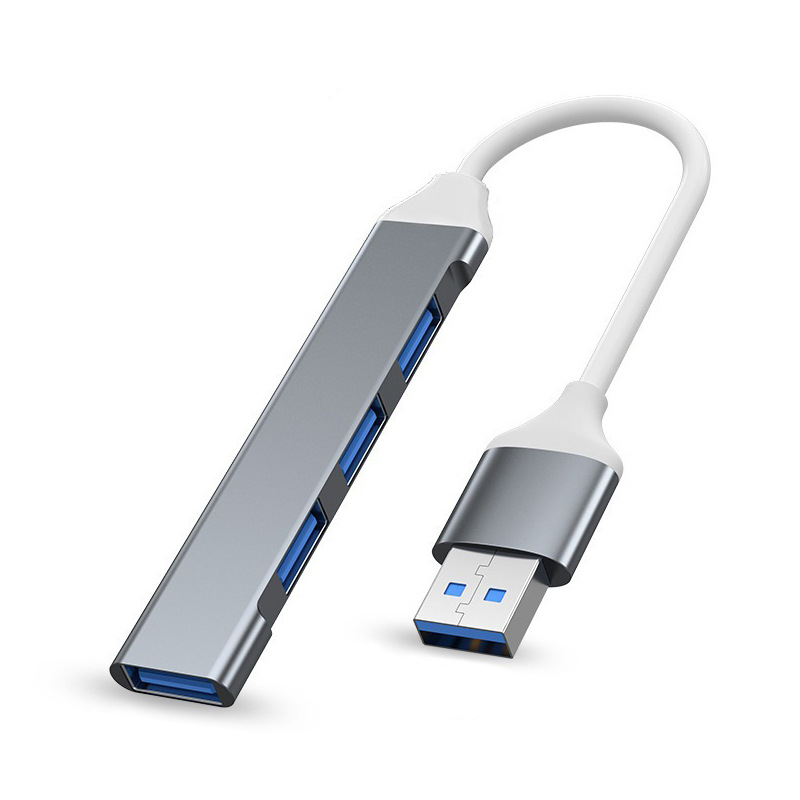 Aleación de aluminio ultrafino 4 puertos USB 3.0hub Hub tipo C USB3.1 uno-cuatro USB C divisor