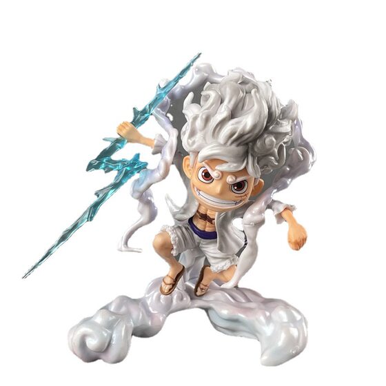 One Piece SD Nika Lufei Fifth Gear Lufei Fruit Awakening Model Decoration Statue Animation Hand-held Wholesale