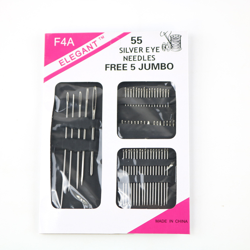 30 oro cola negro aguja placa disco oro cola aguja hogar mano costura aguja máquina de coser aguja traje al por mayor