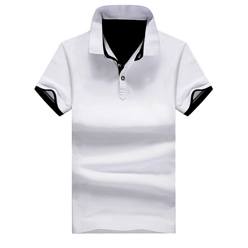 Short-sleeve polo shirt for men - summer new style, business casual, trendy, slim fit, fashionable, simple color T-shirt