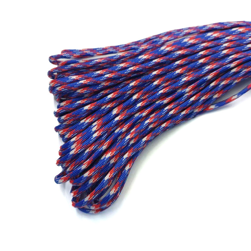 7-Core 4mm cuerda de paraguas al aire libre multifuncional montañismo paracaidista cuerda de tracción escapar equipo de salvamento cuerda de seguridad 31 m cuerda de paraguas