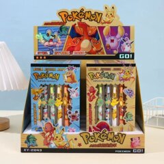 XY-2043 ポケモン箱入りプレスペン漫画高価値ピカチュウポケモンゲルペン署名ペン
