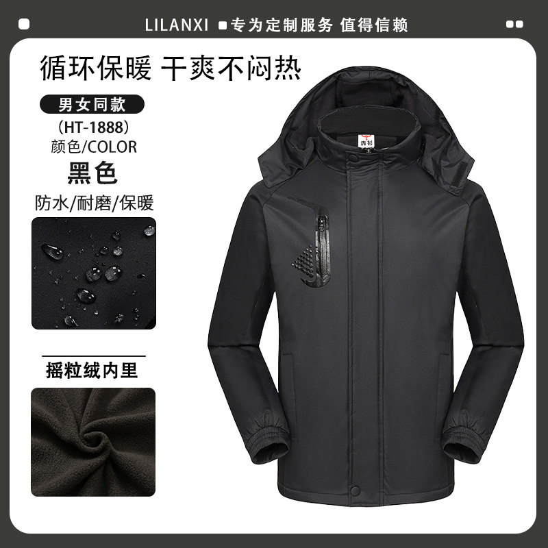Warm, wear-resistant, black