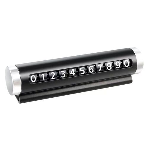 Temporary car parking plate, moving license plate, phone plate, metal moving license plate, logo printing, parking number plate, aluminum alloy